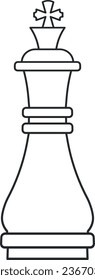 chess, king - chess piece, board game