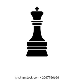 Chess King,Leader Vector Icon Illustration For Web And Mobile App Isolated On White Backround.Ui/Ux