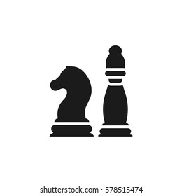 Chess. knight and bishop