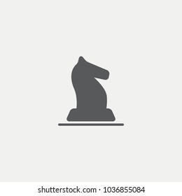 Chess knight Flat Icon