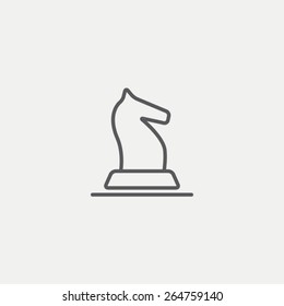 Chess knight icon