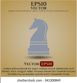 Chess knight icon