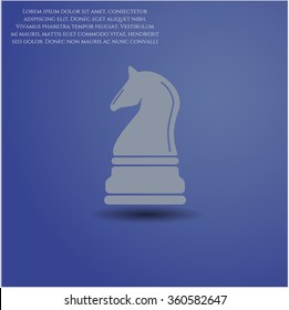 Chess knight icon
