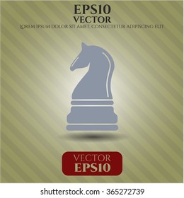 Chess knight icon