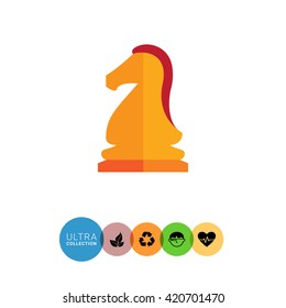 Chess knight icon
