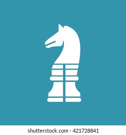 Chess Knight Icon. Eps-10.