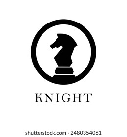 Chess knight icon sign. Vector illustration