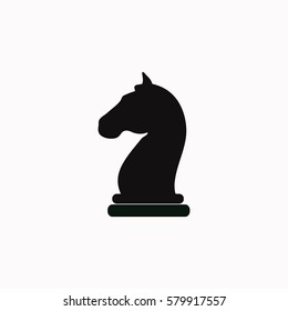Chess Knight  Icon. Vector Design.