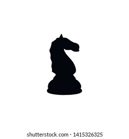 chess knight icon. vector illustration