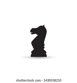 chess knight icon. vector illustration