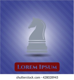 chess knight icon vector symbol flat eps jpg app web