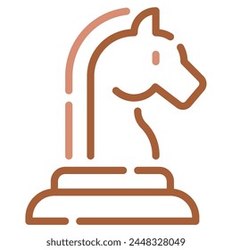 Ajedrez Knight Icon para Web, App, infografía, etc