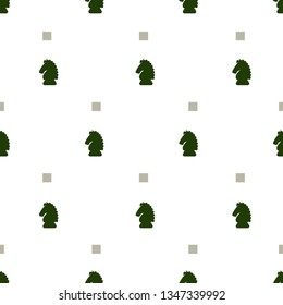 Chess knight piece pattern