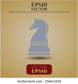 Chess knight symbol