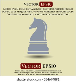 Chess knight symbol