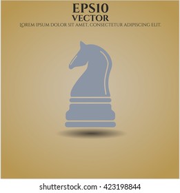 Chess knight symbol