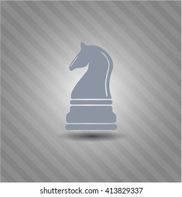 Chess knight vector symbol
