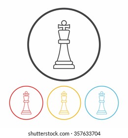 chess line icon