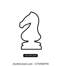 Chess line icon vector illustration logo template for many purpose.