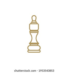 Chess logo design vector illustration, Creative Chess logo design concept template, symbols icons