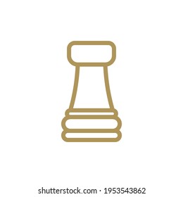 Chess logo design vector illustration, Creative Chess logo design concept template, symbols icons