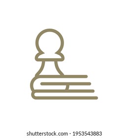 Chess logo design vector illustration, Creative Chess logo design concept template, symbols icons
