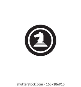 Chess logo template vector icon design