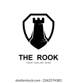 chess logo vector icon illustration design. Logo for tournament, badge, sport