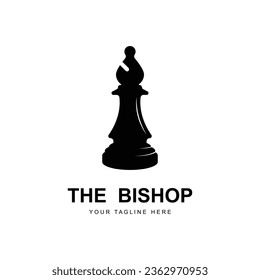 chess logo vector icon illustration design. Logo for tournament, badge, sport