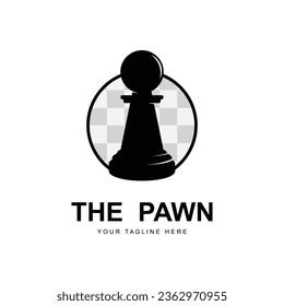 chess logo vector icon illustration design. Logo for tournament, badge, sport