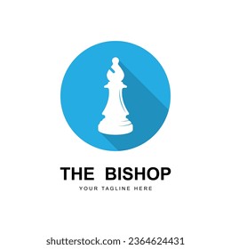chess logo vector icon illustration design. Logo for tournament, badge, sport