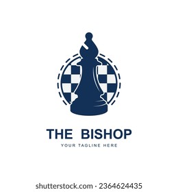 chess logo vector icon illustration design. Logo for tournament, badge, sport