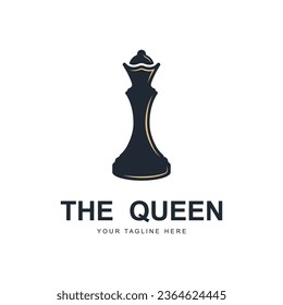 chess logo vector icon illustration design. Logo for tournament, badge, sport