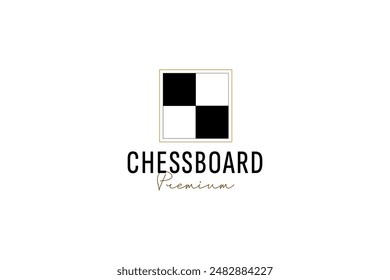 chess logo vector icon illustration