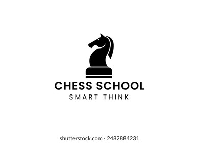 chess logo vector icon illustration