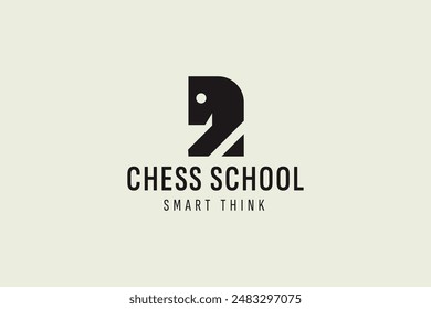 chess logo vector icon illustration