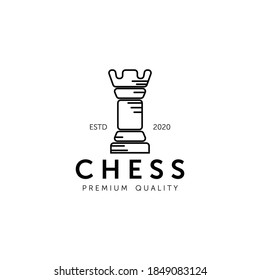 chess logo vector illustration design