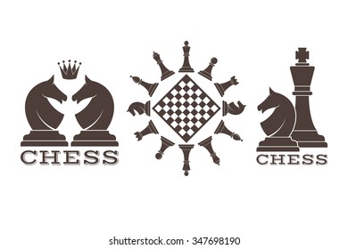 Chess. Logo. Vector illustration EPS10