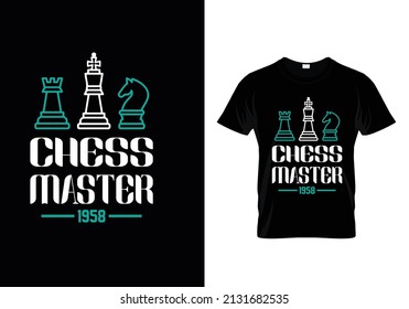 Chess Master Tshirt Design For Eveyone