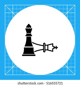 Chess Mate Concept Icon