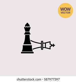 Chess Mate Concept Icon
