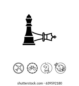 Chess Mate Concept Icon