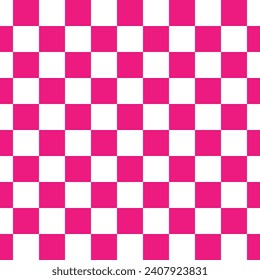 Chess Pattern With Solid Color