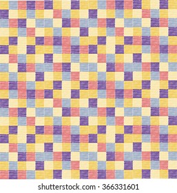 Chess pattern squares vector multicolored
