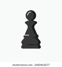 Chess pawn or chess board illustration