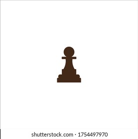 chess pawn figure. illustration for web and mobile design.