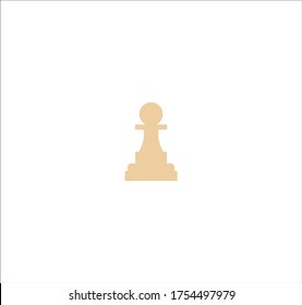 figura del peón de ajedrez. ilustración para diseño web y móvil.