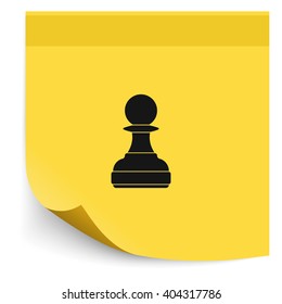 Chess pawn icon.