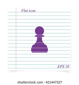 Chess pawn icon.