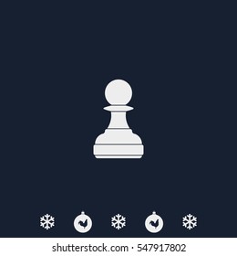 Chess pawn icon.